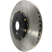 Load image into Gallery viewer, StopTech 09-11 Nissan GT-R Front Left Slotted Bare Iron 380x34mm Aero-Rotor Kit
