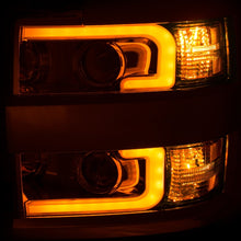 Load image into Gallery viewer, ANZO Projector Headlights 15-17 Chevrolet Silverado 2500HD / 3500HD Chrome w/ Chrome Rim
