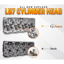 Load image into Gallery viewer, Fleece Performance 01-04 GM Duramax LB7 Freedom Cylinder Head w/Cupless Injector Bore (Driver Side)
