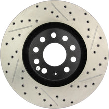 Load image into Gallery viewer, StopTech 05-06 Audi A4 Quattro/ 02-04 A6 Quattro / 99-02 S4 Front Left Slotted &amp; Drilled Rotor
