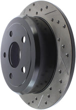 Load image into Gallery viewer, StopTech Power Slot 07-13 Jeep Wrangler Rear Right Drilled &amp; Slotted Rotor
