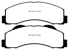 Load image into Gallery viewer, EBC 15+ Ford Expedition 3.5 Twin Turbo 2WD Ultimax2 Front Brake Pads
