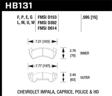 Load image into Gallery viewer, Hawk Chevy C20/R20 / C2500/R2500 / C30/R30 Pickup DTC-70 Front Race Brake Pads
