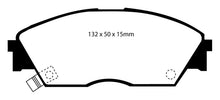 Load image into Gallery viewer, EBC 90-92 Honda Civic CRX 1.6 Si Yellowstuff Front Brake Pads

