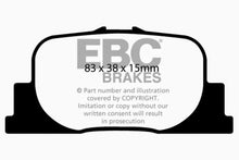 Load image into Gallery viewer, EBC 00-01 Lexus ES300 3.0 Greenstuff Rear Brake Pads
