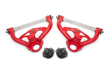 Load image into Gallery viewer, BMR 78-87 GM G-Body Non-Adjustable Upper A-Arms Delrin Std Ball Joint - Red
