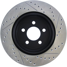 Load image into Gallery viewer, StopTech 05-09 Chrysler 300 (5.7L V8 exc SRT-8) Rear Right Slotted &amp; Drilled Rotor
