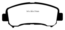 Load image into Gallery viewer, EBC 14+ Nissan Juke 1.6 Turbo Nismo RS Redstuff Front Brake Pads
