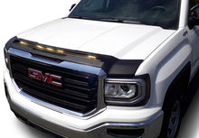 Load image into Gallery viewer, AVS 2014-2018 GMC Sierra 1500 Aeroskin Low Profile Hood Shield w/ Lights - Black
