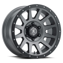Load image into Gallery viewer, ICON Compression 18x9 5x5 -12mm Offset 4.5in BS Titanium Wheel
