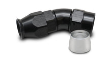 Load image into Gallery viewer, Vibrant Aluminum 30 Degree One Piece Hose End for PTFE Lined Hose (Size -12AN)
