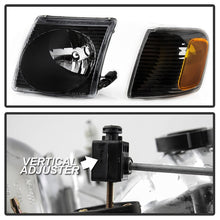 Load image into Gallery viewer, xTune 01-03 Ford Explorer Sport 4pc OEM Style Headlights w/Corner - Black (HD-JH-FEXP01-ST-BK)
