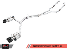 Load image into Gallery viewer, AWE Tuning Audi B9 S5 Sportback SwitchPath Exhaust - Non-Resonated (Black 102mm Tips)

