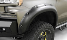 Load image into Gallery viewer, Lund 19-22 GM Silverado RX-Rivet Smooth Elite Series Fender Flares w/Black Bolts - Black 2pc Front
