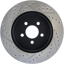 Load image into Gallery viewer, StopTech 05-09 Chrysler 300 (5.7L V8 exc SRT-8) Rear Left Slotted &amp; Drilled Rotor
