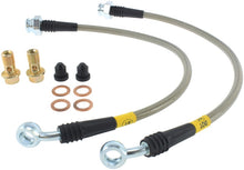 Load image into Gallery viewer, StopTech 09+ Nissan GTR Stainless Steel Rear Brake Lines
