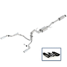 Load image into Gallery viewer, Ford Racing 15-18 F-150 5.0L Cat-Back Touring Exhaust System - Rear Exit Chrome Tips
