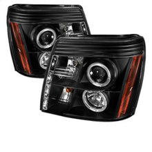 Load image into Gallery viewer, Spyder Cadillac Escalade 02-06 Projector Xenon/HID Model- LED Halo DRL Blk PRO-YD-CE02-HID-DRL-BK

