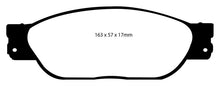 Load image into Gallery viewer, EBC 01-05 Ford Thunderbird 3.9 Ultimax2 Front Brake Pads
