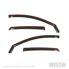 Load image into Gallery viewer, Westin 2018-2019 Honda Accord Sedan Wade In-Channel Wind Deflector 4pc - Smoke
