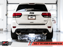 Load image into Gallery viewer, AWE Tuning 2020 Jeep Grand Cherokee SRT Touring Edition Exhaust - Diamond Black Tips
