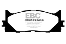 Load image into Gallery viewer, EBC 13+ Lexus ES300h 2.5 Hybrid Greenstuff Front Brake Pads
