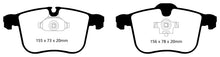 Load image into Gallery viewer, EBC 06-11 Saab 9-3 2.0 Turbo (Aero) Redstuff Front Brake Pads
