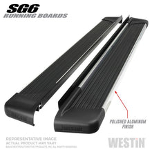 Load image into Gallery viewer, Westin Polished Aluminum Running Board 89.5 inches SG6 Running Boards - Polished
