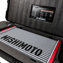 Load image into Gallery viewer, Mishimoto Universal Carbon Fiber Intercooler - Matte Tanks - 450mm Silver Core - S-Flow - DG V-Band
