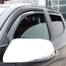 Load image into Gallery viewer, Westin 2016-2018 Toyota Tacoma Double Cab 4dr Wade In-Channel Wind Deflector 4pc - Smoke
