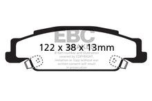 Load image into Gallery viewer, EBC 05-08 Pontiac Grand Prix 5.3 Redstuff Rear Brake Pads
