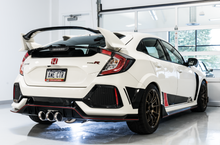Load image into Gallery viewer, AWE Tuning 2017+ Honda Civic Type R Touring Edition Exhaust w/Front &amp; Mid Pipes - Chrome Silver Tips
