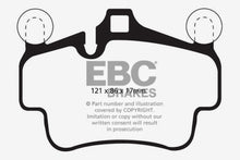 Load image into Gallery viewer, EBC 07-08 Porsche 911 (997) (Cast Iron Rotor only) 3.6 Carrera 2 Redstuff Front Brake Pads

