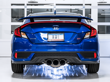 Load image into Gallery viewer, AWE Tuning 2016+ Honda Civic Si Touring Edition Exhaust w/Front Pipe &amp; Triple Chrome Silver Tips
