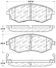 Load image into Gallery viewer, StopTech Performance 89-1/94 Nissan 240SX (w/ABS) 92-01/05-06 Hundai Elantra Front Brake Pads
