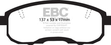 Load image into Gallery viewer, EBC 95-99 Infiniti I30 3.0 Yellowstuff Front Brake Pads
