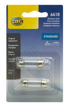 Load image into Gallery viewer, Hella Bulb 6418 12V 5W Sv858 T325 10X35 (2)
