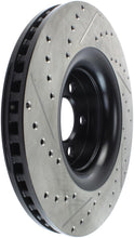 Load image into Gallery viewer, StopTech Slotted &amp; Drilled Sport Brake Rotor - 2015 Ford Mustang Non-Brembo - Front Left
