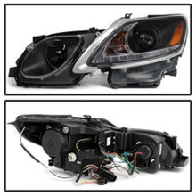 Load image into Gallery viewer, Spyder Lexus GS 300 / 350 / 450 06-11 Headlights - HID Model Only - Black PRO-YD-LG06-HID-DRL-BK
