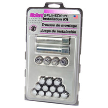 Load image into Gallery viewer, McGard SplineDrive Tuner 4 Lug Install Kit w/Locks &amp; Tool (Cone) M12x1.25 / 13/16 Hex - Chrome (CS)
