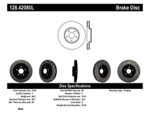 Load image into Gallery viewer, StopTech 08-09 Infiniti EX35 / 05-08 G35 / 09 G37 / 06-09 M35/M45 Drilled Left Front Rotor
