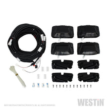 Load image into Gallery viewer, Westin R5 LED Light Kit - 4 End Caps Integrated LED Lights w/ Wiring Harness - Black
