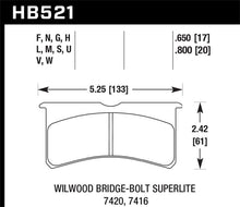 Load image into Gallery viewer, Hawk Wilwood Superlite 4/6 Forged Thin Race HT-10 Brake Pads
