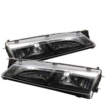 Load image into Gallery viewer, Spyder Nissan 240SX 97-98 Crystal Headlights Black HD-YD-N294-BK
