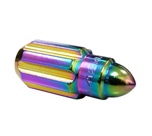 Load image into Gallery viewer, NRG 500 Series M12 X 1.5 Bullet Shape Steel Lug Nut Set - 21 Pc w/Lock Key - Neochrome
