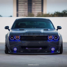 Load image into Gallery viewer, Oracle 08-14 Dodge Challenger Dynamic Surface Mount Headlight/Fog Light Halo Kit COMBO - ColorSHIFT
