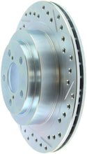 Load image into Gallery viewer, StopTech Select Sport 05-09 Subaru Legacy Select Slotted &amp; Drilled Vented Left Rear Brake Rotor
