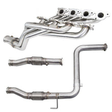 Load image into Gallery viewer, Kooks 2014+ Toyota Tundra/Sequoia 5.7L V8 Headers w/ Green Catted Connection Pipes
