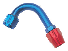 Load image into Gallery viewer, Russell Performance -10 AN Red/Blue 120 Degree Full Flow Hose End (1-1/4in Centerline Radius)
