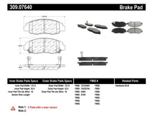 Load image into Gallery viewer, StopTech Performance 98-02 Honda Accord Coupe/Sedan 4cyl Rear Drum/Disc Front Brake Pads
